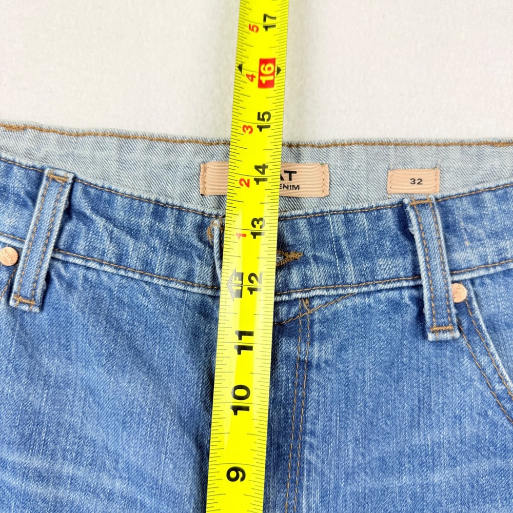 Ariat REAL Denim Tomboy Carpenter HR Relaxed Straight Jeans Distressed 32R NWT - Picture 11 of 13